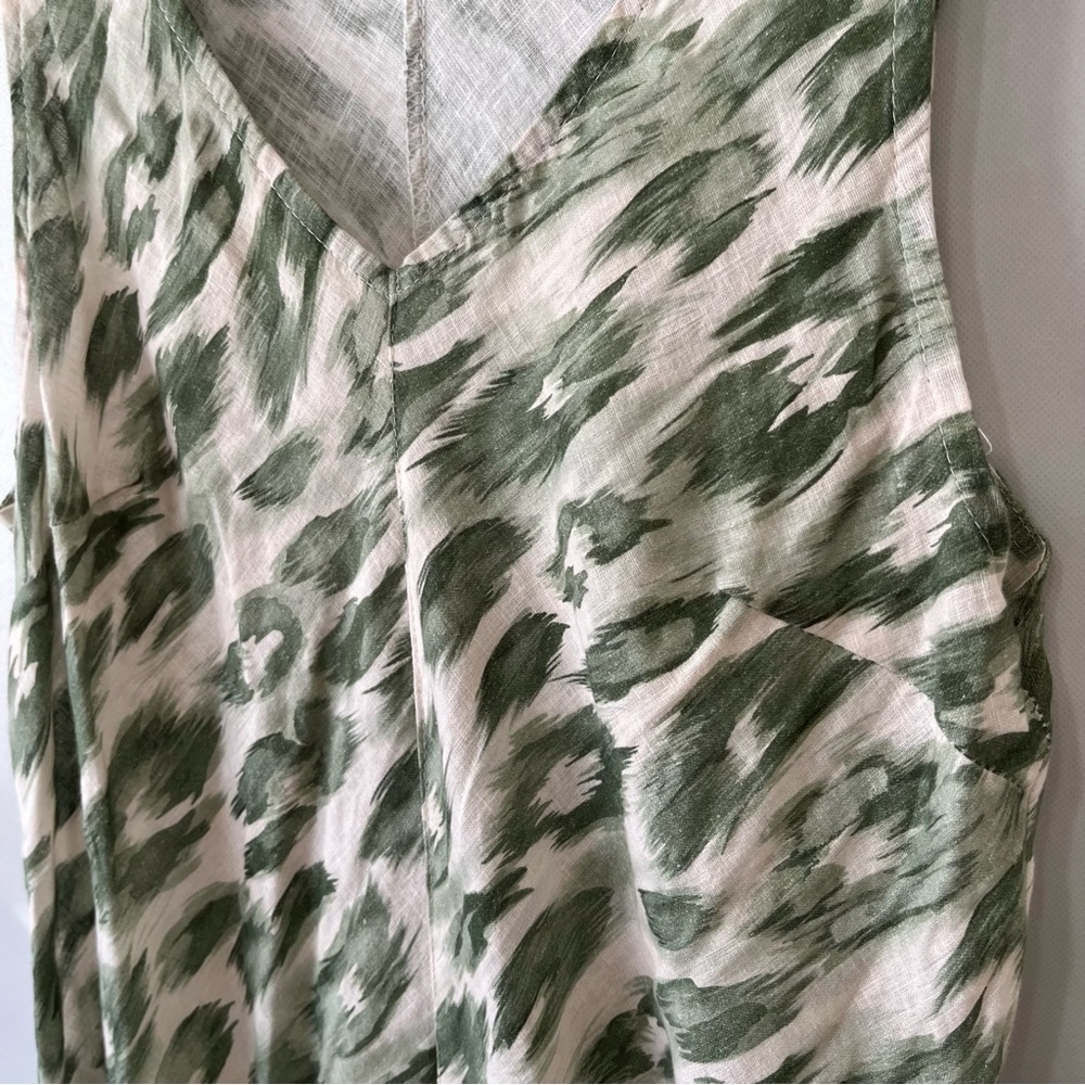 Bellambra Green Linen Cotton Dress